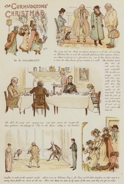 Curmudgeonsのクリスマス 作： Randolph Caldecott